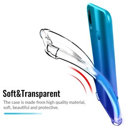 Techsuit - Silicone transparent antichoc - Huawei P Smart 2019 - Transparent