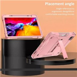 Techsuit - Coque robuste pour iPad Pro 11 (2024) + protection d'écran - Noir