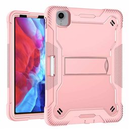 Techsuit - Coque robuste TabShell + protection d'écran - iPad Pro 12.9 (2018/2020/2021/2022) - Or rose