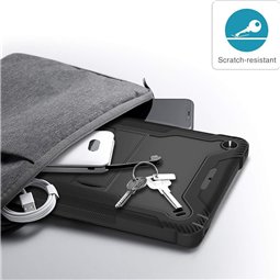 Techsuit - Coque robuste TabShell + protection d'écran - iPad Air 4 (2020) / Air 5 (2022) / Pro 11 (2018/2020/2021/2022) - Noir