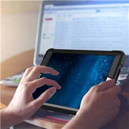 Techsuit - Coque robuste TabShell + protection d'écran - iPad Air 4 (2020) / Air 5 (2022) / Pro 11 (2018/2020/2021/2022) - Noir