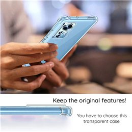 Pour Iphone - Silicone transparent antichoc - Techsuit - Transparent