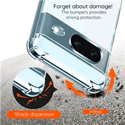 Pour Iphone - Silicone transparent antichoc - Techsuit - Transparent