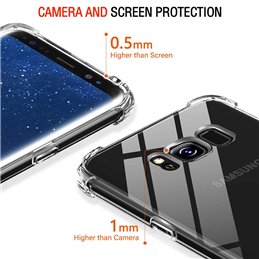 Pour Samsung - Silicone transparent antichoc - Techsuit   - Transparent