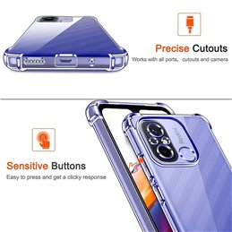 Pour Motorola - Silicone transparent antichoc - Techsuit - Transparent