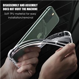 Pour OnePlus - Silicone transparent antichoc - Techsuit - Transparent