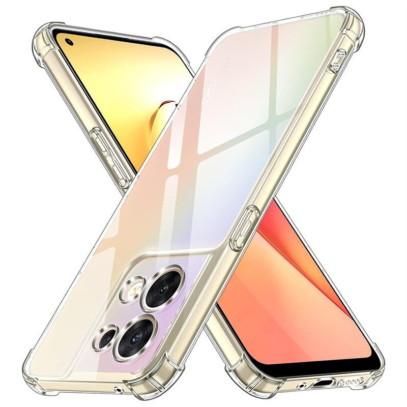 Pour Oppo - Silicone transparent antichoc - Techsuit - Transparent Pour Oppo - Silicone transparent antichoc - Techsuit - Transparent