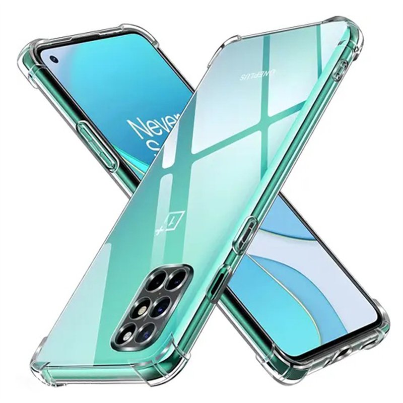 Pour OnePlus - Silicone transparent antichoc - Techsuit - Transparent Pour OnePlus - Silicone transparent antichoc - Techsuit - Transparent