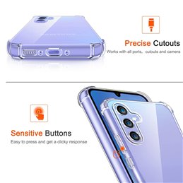 Pour Realme- Silicone transparent antichoc - Techsuit - Transparent