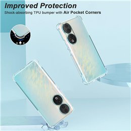 Pour Realme- Silicone transparent antichoc - Techsuit - Transparent