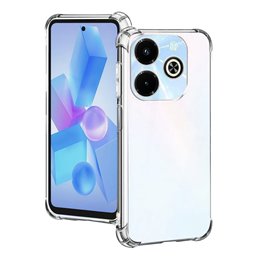 Pour Infinix - Silicone transparent antichoc - Techsuit - Transparent