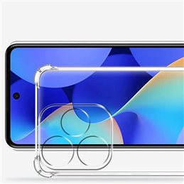 Pour Infinix - Silicone transparent antichoc - Techsuit - Transparent