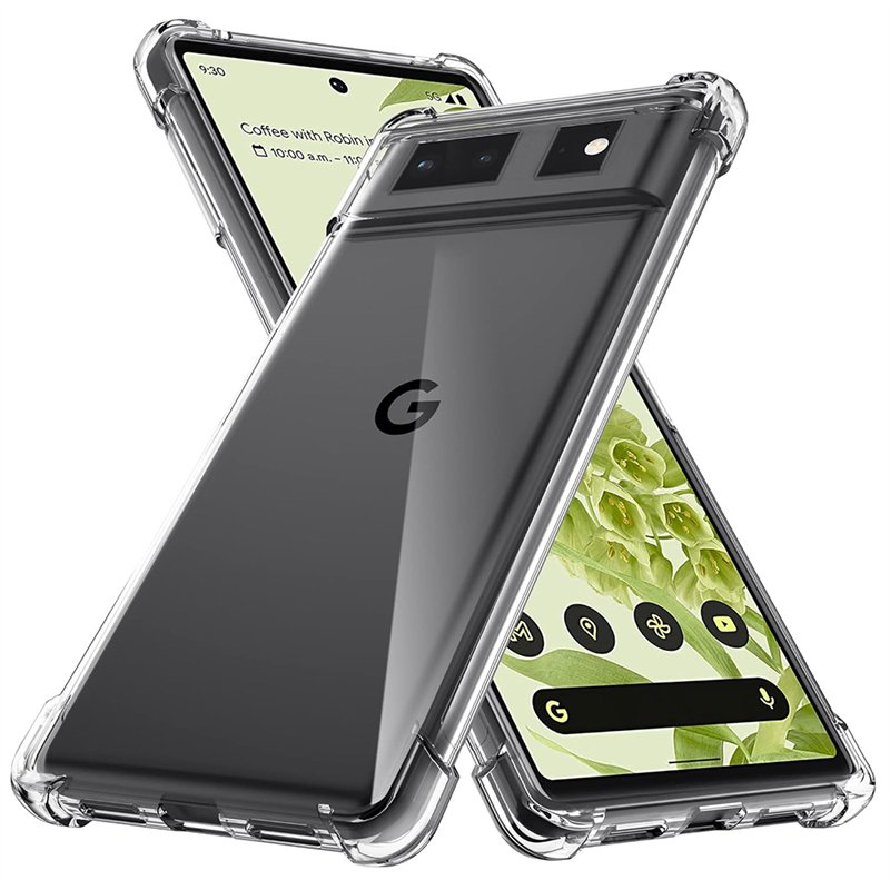 Pour Google Pixel - Silicone transparent antichoc - Techsuit - Transparent Pour Google Pixel - Silicone transparent antichoc - Techsuit - Transparent