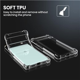 Pour Google Pixel - Silicone transparent antichoc - Techsuit - Transparent