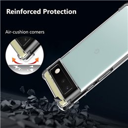 Pour Google Pixel - Silicone transparent antichoc - Techsuit - Transparent