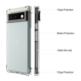 Pour Google Pixel - Silicone transparent antichoc - Techsuit - Transparent